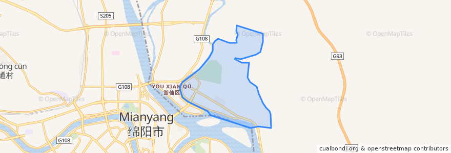 Mapa de ubicacion de Fule Subdistrict.