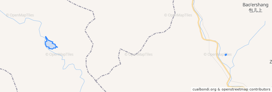 Mapa de ubicacion de 华坪.