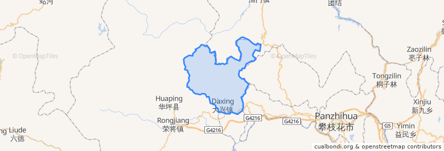 Mapa de ubicacion de 兴泉镇.