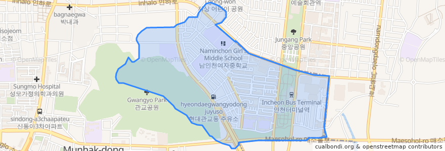 Mapa de ubicacion de 官校洞.