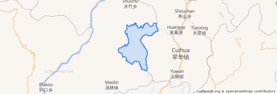 Mapa de ubicacion de 墨翰.