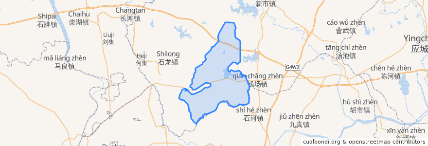 Mapa de ubicacion de 雁门口镇.
