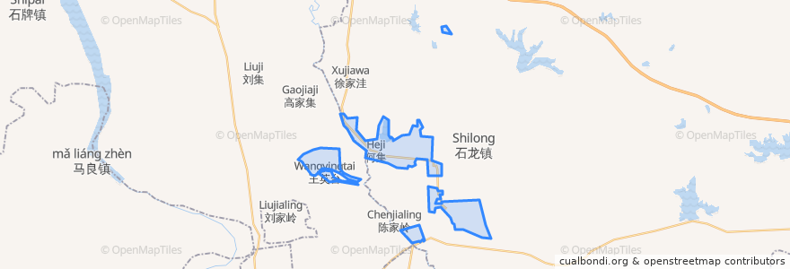 Mapa de ubicacion de 何集办事处.