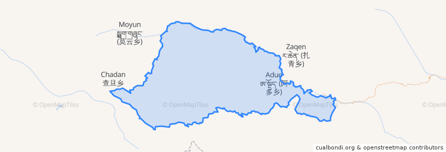 Mapa de ubicacion de 阿多乡.