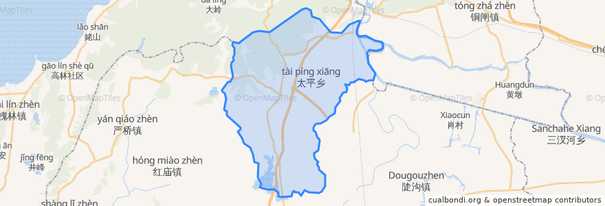 Mapa de ubicacion de Shijian.