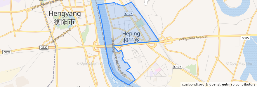 Mapa de ubicacion de 广东路街道.