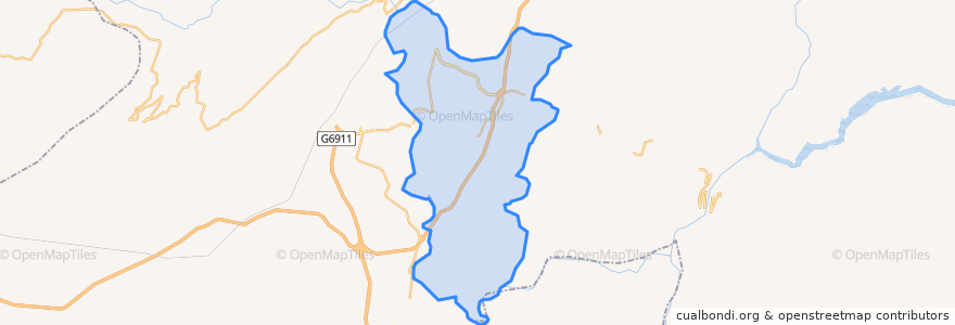 Mapa de ubicacion de 舞阳坝.