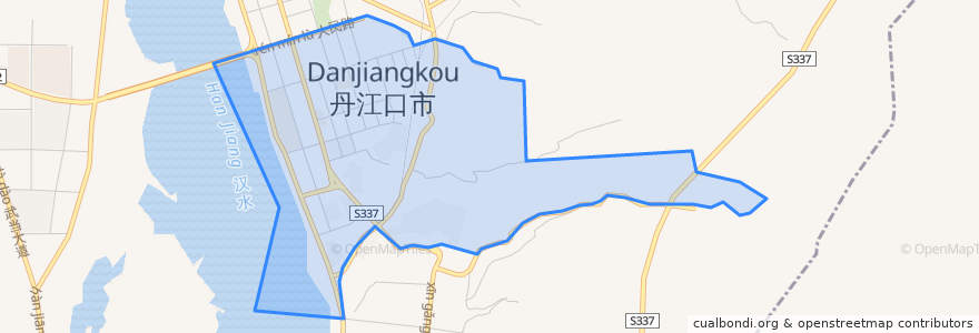 Mapa de ubicacion de Junzhoulu Subdistrict.