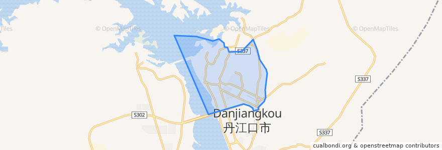 Mapa de ubicacion de Dabalu Subdistrict.