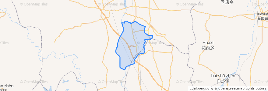 Mapa de ubicacion de 南城街道.