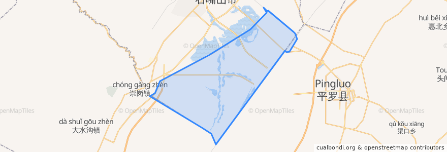 Mapa de ubicacion de 星海镇.