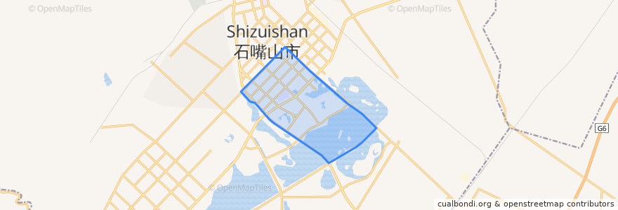 Mapa de ubicacion de Chaoyang Subdistrict.
