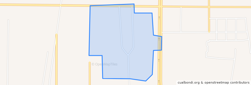Mapa de ubicacion de Dizhixincunjie Subdistrict.