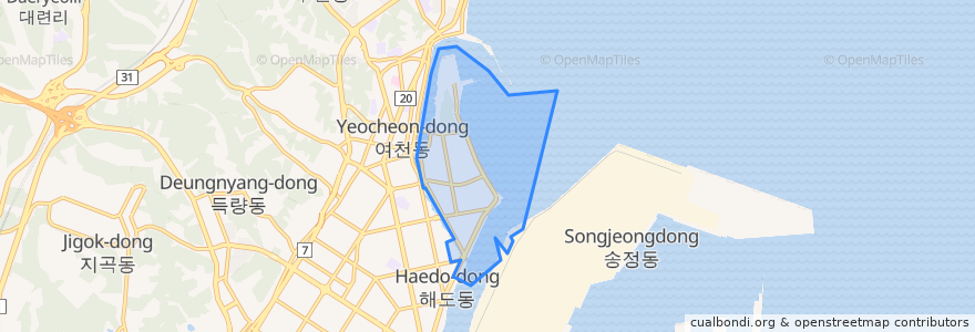 Mapa de ubicacion de 松島洞.