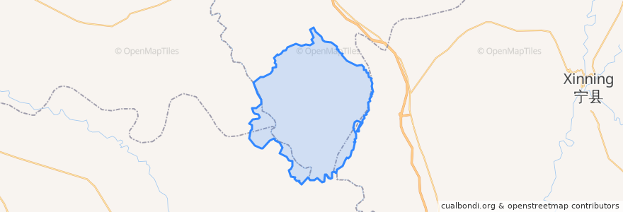 Mapa de ubicacion de 显胜乡.