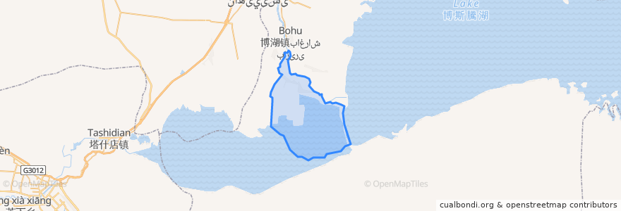 Mapa de ubicacion de Chekennuur.