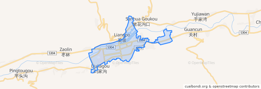 Mapa de ubicacion de Jinping.