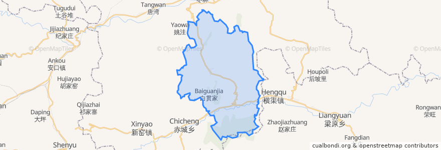 Mapa de ubicacion de Huanghua.