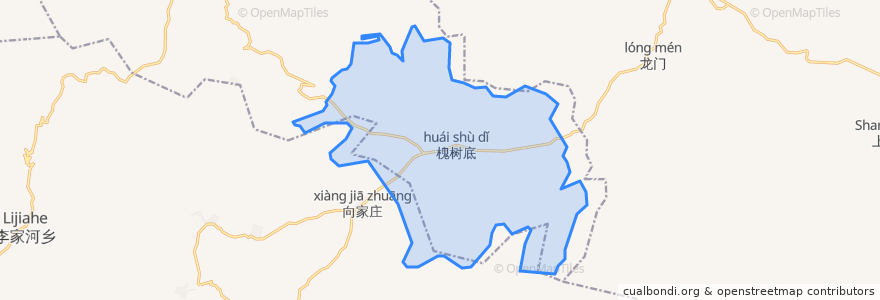 Mapa de ubicacion de Wuju Farmyard.