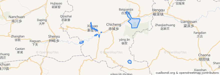 Mapa de ubicacion de Xinyao Industrial Area.