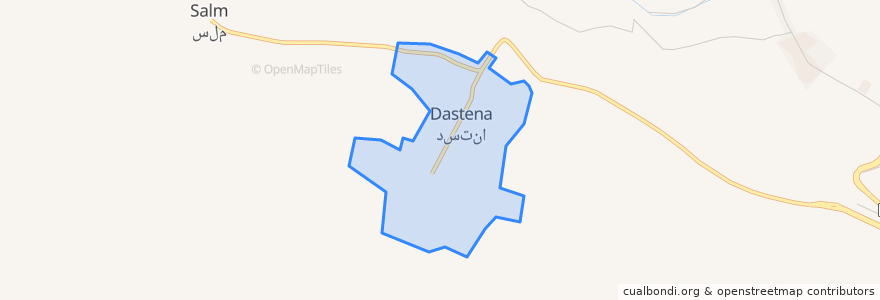 Mapa de ubicacion de شهر دستنا.