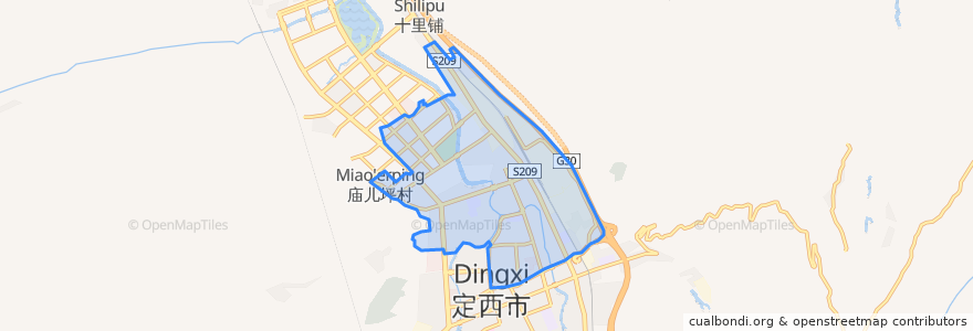 Mapa de ubicacion de 中华路街道.