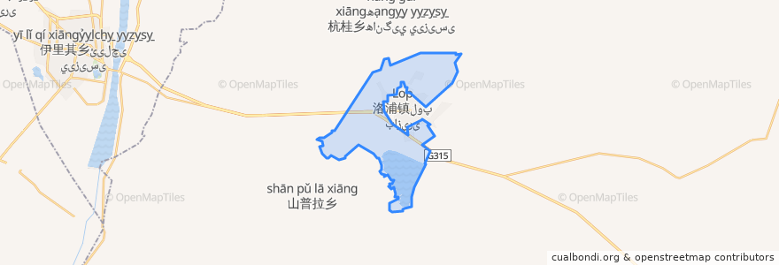 Mapa de ubicacion de Lop.