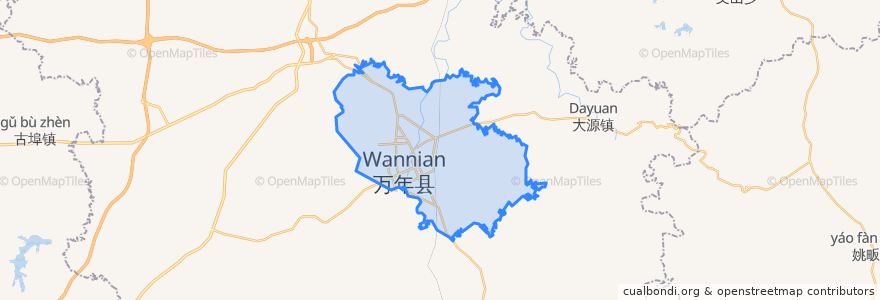 Mapa de ubicacion de Chenying.