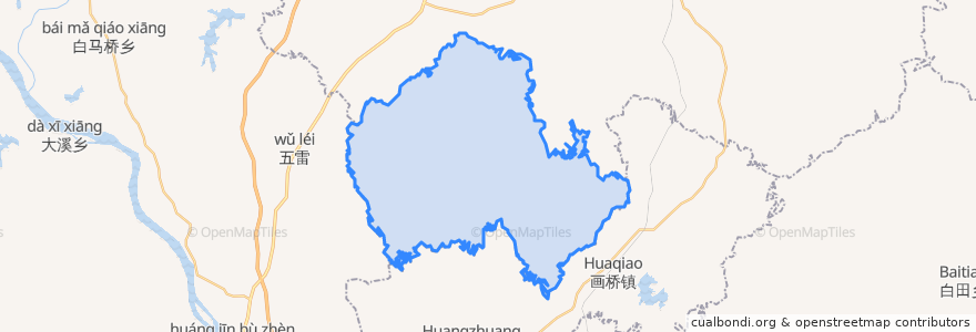 Mapa de ubicacion de Suqiao.
