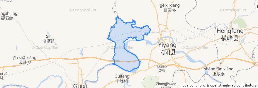 Mapa de ubicacion de 清湖乡.
