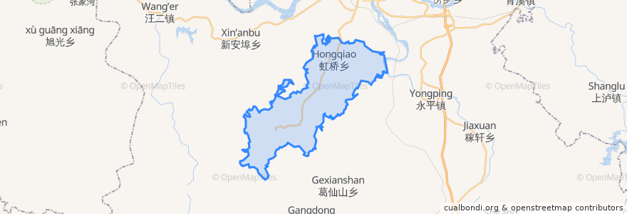 Mapa de ubicacion de Hongqiao.