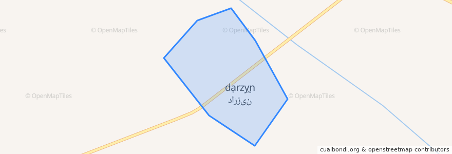 Mapa de ubicacion de Darzin.
