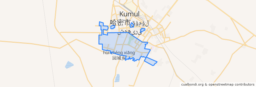 Mapa de ubicacion de 西河街道.
