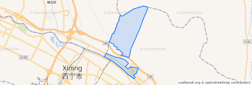Mapa de ubicacion de Linjiaya Subdistrict.