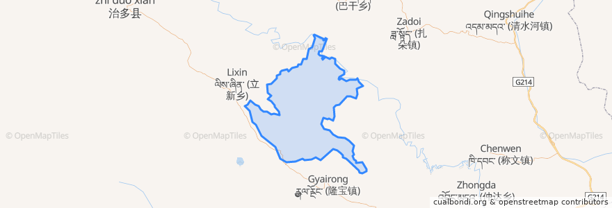 Mapa de ubicacion de Hashül.