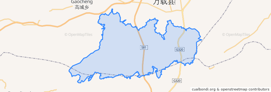 Mapa de ubicacion de Mabu.