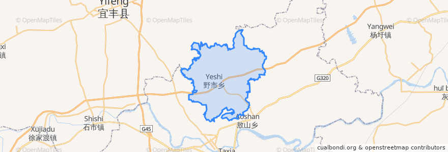 Mapa de ubicacion de Yeshi.