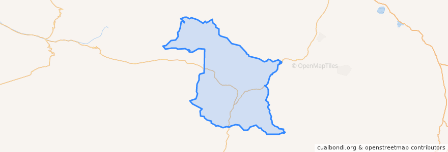 Mapa de ubicacion de Balghuntai Town.