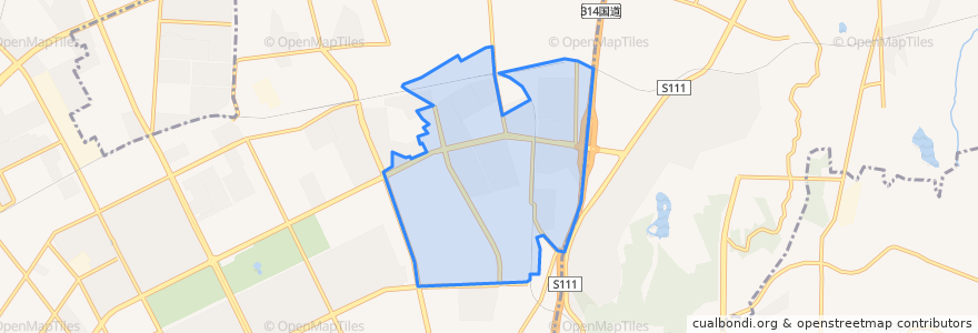 Mapa de ubicacion de 喀什东路街道.