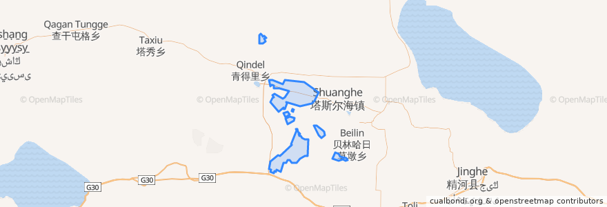 Mapa de ubicacion de 兵团八十六团.