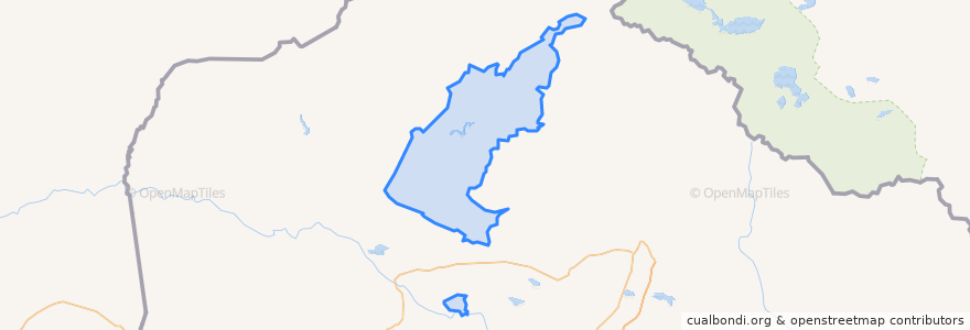 Mapa de ubicacion de Chonghur Town.