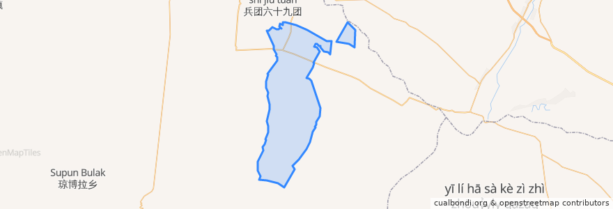 Mapa de ubicacion de Gohûnci Township.