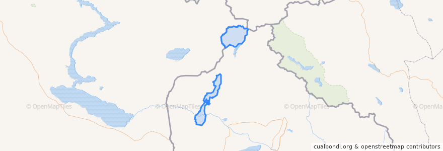 Mapa de ubicacion de Jayilma Township.
