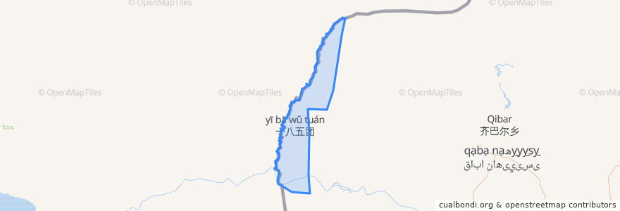 Mapa de ubicacion de 兵团一八五团.