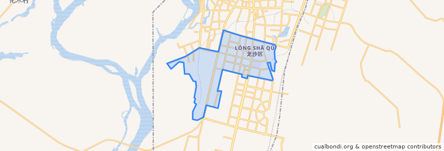 Mapa de ubicacion de 南航街道.