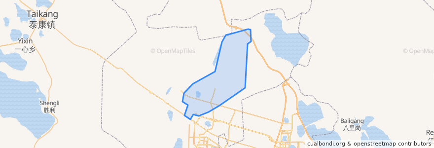 Mapa de ubicacion de 庆新街道办事处.