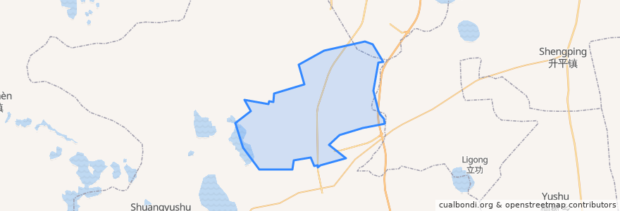 Mapa de ubicacion de Gaotaizi.