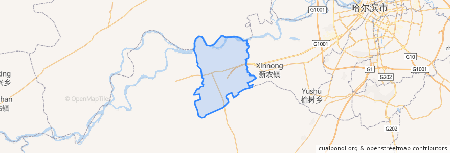 Mapa de ubicacion de Taiping Subdistrict.