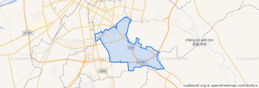 Mapa de ubicacion de Liming Subdistrict.