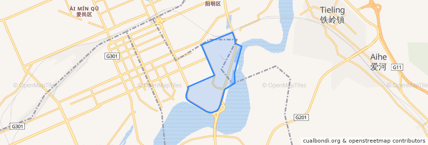 Mapa de ubicacion de 五星街道.